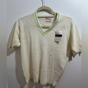 Vintage 70’s NWT Baymart  short sleeve sweater sizeM
